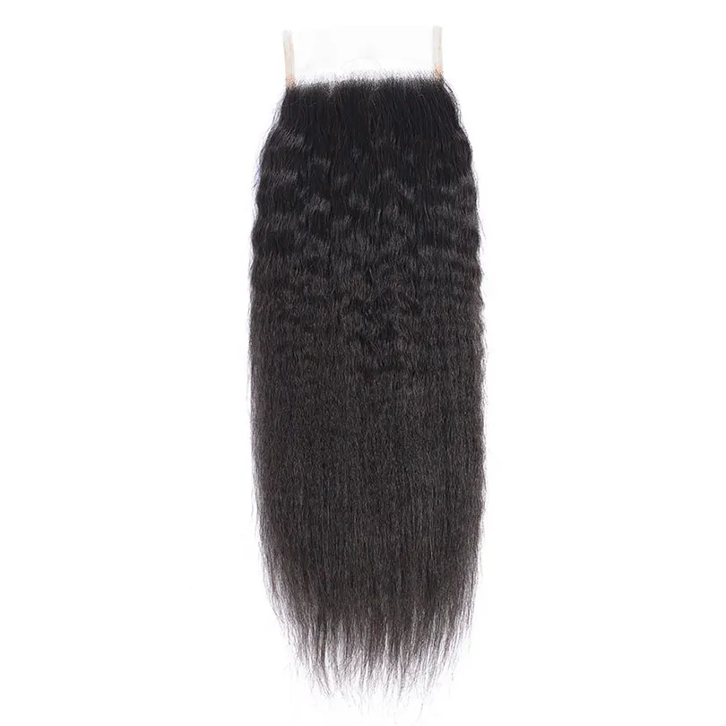 Lace Closures Kinky Straight Hair Transparent Lace Closure Brazilian Human Hair Free Part Top Closure 10-20inch
Lace Closures Kinky Straight Hair Transparent Lace Closure Brazilian Human Hair Free Part Top Closure 10-20inch