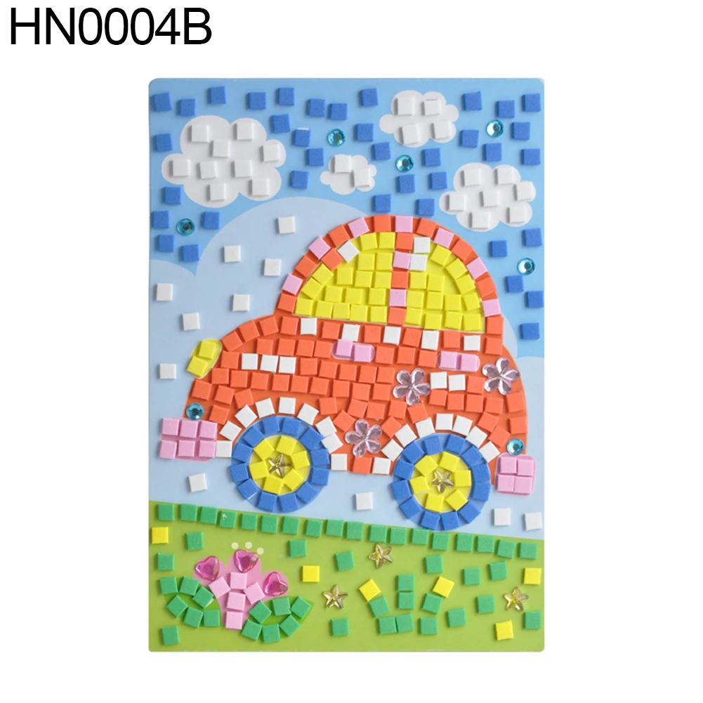 Lovely Cartoon Animal Car 3D EVA Foam Mosaic Painting Sticker Kids Puzzle Craft Intelligence Developmental Toys
Lovely Cartoon Animal Car 3D EVA Foam Mosaic Painting Sticker Kids Puzzle Craft Intelligence Developmental Toys
