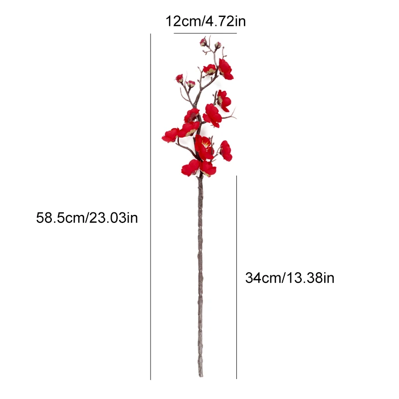 Plum Cherry blossoms Artificial Silk flowers flores Sakura tree branches Home table living room Decor DIY Wedding Decoration 202
Plum Cherry blossoms Artificial Silk flowers flores Sakura tree branches Home table living room Decor DIY Wedding Decoration 202