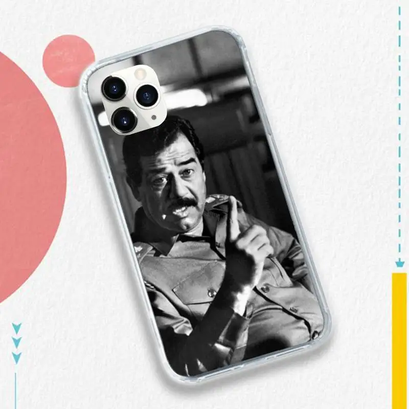Saddam Hussein Arabic Iraq president Phone Case for iPhone 11 12 pro XS MAX 8 7 6 6S Plus X 5S SE 2020 XR
Saddam Hussein Arabic Iraq president Phone Case for iPhone 11 12 pro XS MAX 8 7 6 6S Plus X 5S SE 2020 XR