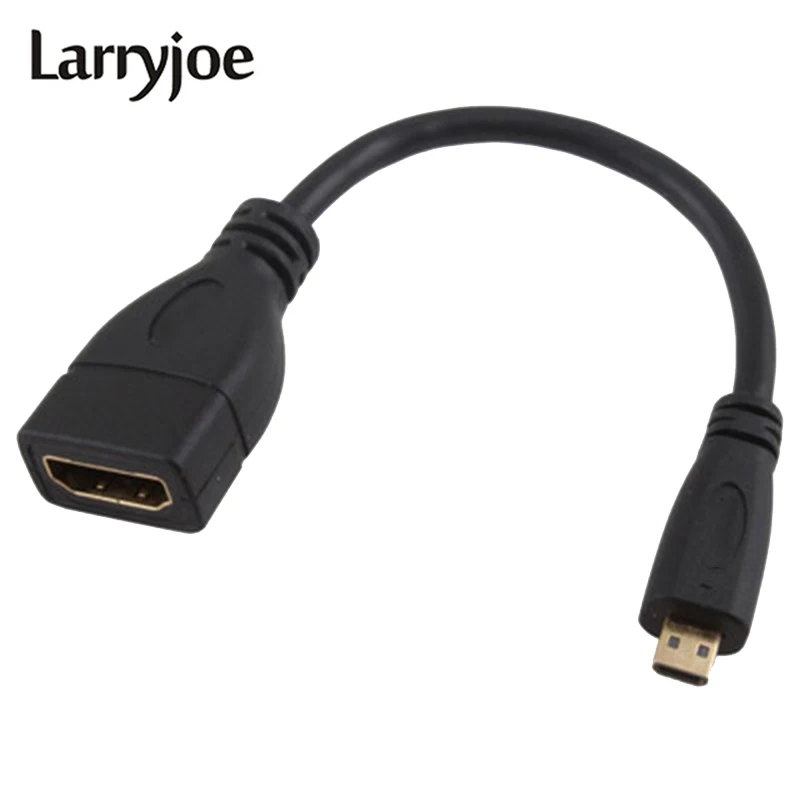 Фото Larryjoe Micro HDMI совместимый штекер к переходник с разъемом типа D 1080P|Кабели HDMI| |