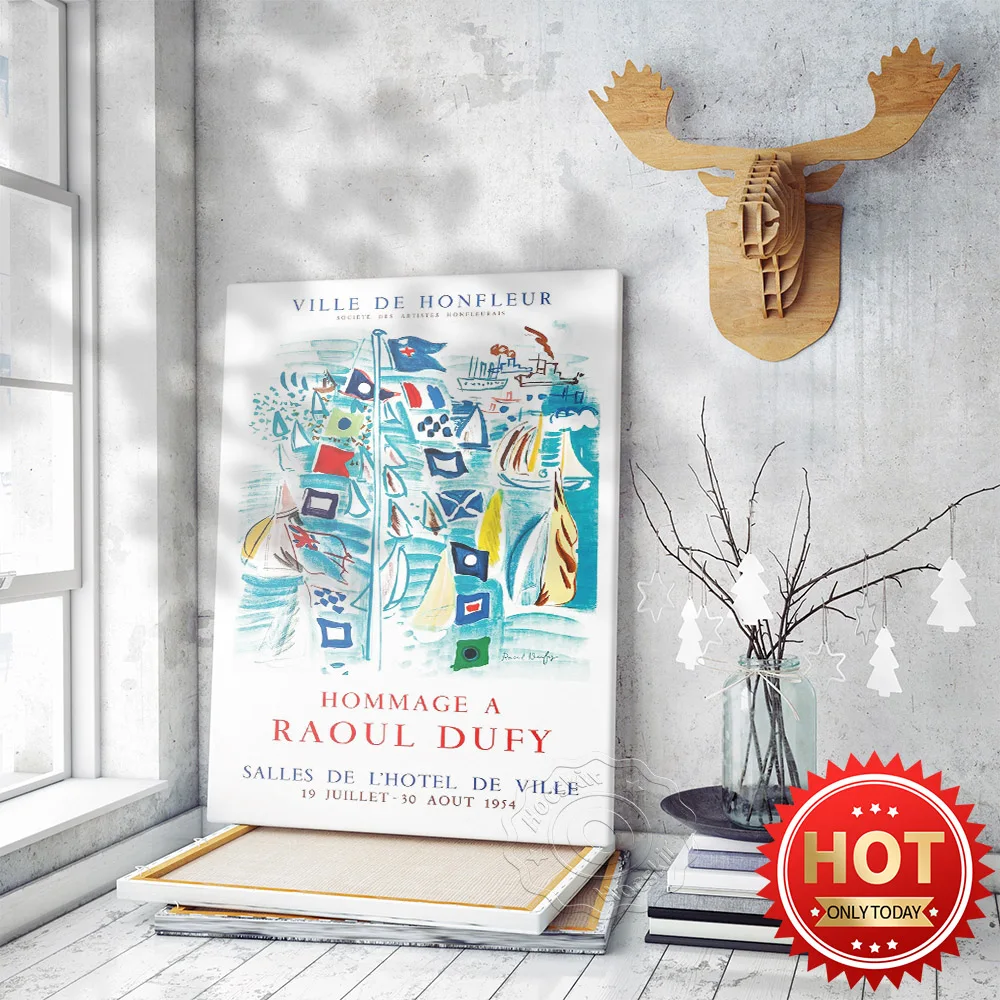Hommage A Raoul Dufy Vintage Art Poster, Raoul Dufy Commemorate Exihibition Prints, France Donfy Wall Art Stickers, Home Decor
Hommage A Raoul Dufy Vintage Art Poster, Raoul Dufy Commemorate Exihibition Prints, France Donfy Wall Art Stickers, Home Decor