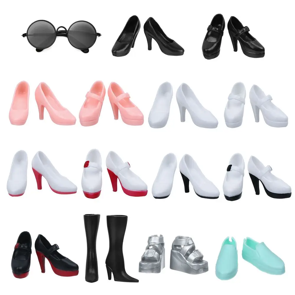 Sneakers High Heel Foot Flat Shoes Sandals for 30cm Doll Daily Wear Fashion Shoes Cool Sunglasses for 11.5" Doll Accessories Toy
Sneakers High Heel Foot Flat Shoes Sandals for 30cm Doll Daily Wear Fashion Shoes Cool Sunglasses for 11.5" Doll Accessories Toy