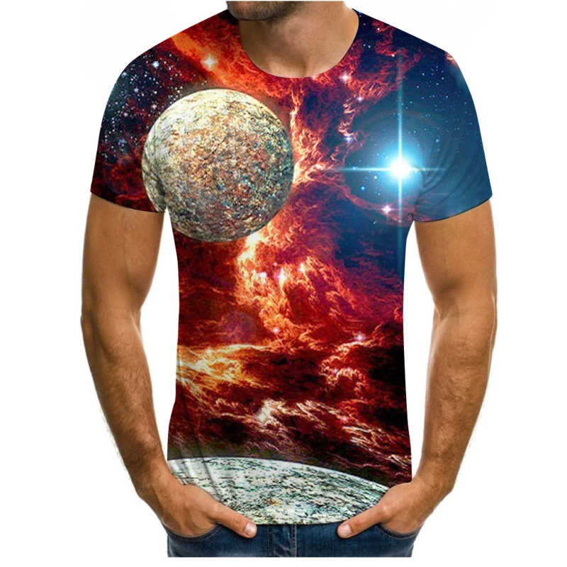 2021 Summer Explosive Men's 3DT Shirt Universe Starry Sky 3DT Shirt Trendy Breathable Men's Large Size Super Fire Short Sleeve
2021 Summer Explosive Men's 3DT Shirt Universe Starry Sky 3DT Shirt Trendy Breathable Men's Large Size Super Fire Short Sleeve