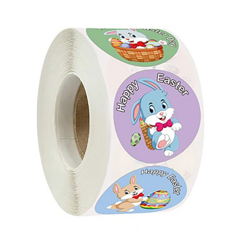 500 PCS/roll Animal Sticker Labels Roll Round Easter Packaging Stickers Holiday Self-adhesive DIY Candy Gift Boxes Decorations
500 PCS/roll Animal Sticker Labels Roll Round Easter Packaging Stickers Holiday Self-adhesive DIY Candy Gift Boxes Decorations