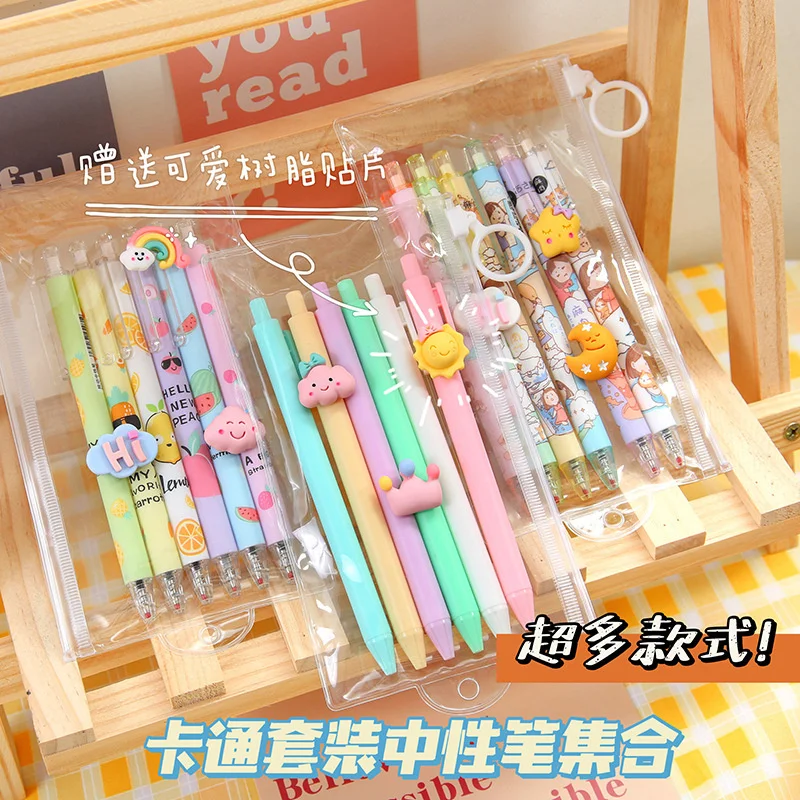 Kawaii Gel Pen With Pencil Bag Ручка Korea Stationery Set Of Pen For School Supplies Канцелярия Pens For Writing
Kawaii Gel Pen With Pencil Bag Ручка Korea Stationery Set Of Pen For School Supplies Канцелярия Pens For Writing
