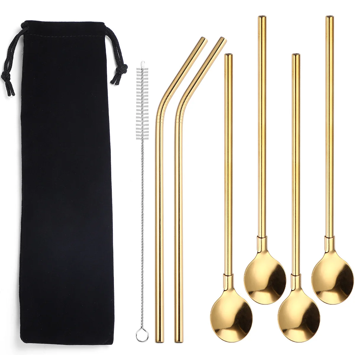 Reusable Drinking Straw 304 Stainless Steel Straws Set with Brush Bar Cocktail Straw Metal Beverage Straws for Glasses Drinkware
Reusable Drinking Straw 304 Stainless Steel Straws Set with Brush Bar Cocktail Straw Metal Beverage Straws for Glasses Drinkware