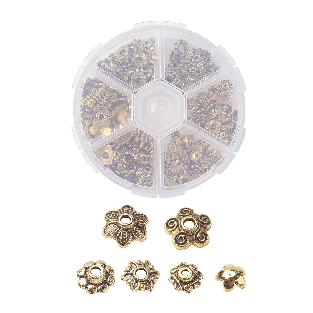Tibetan silver retro torus flower hat mixed boxed diy jewelry handmade alloy accessories beaded material
Tibetan silver retro torus flower hat mixed boxed diy jewelry handmade alloy accessories beaded material