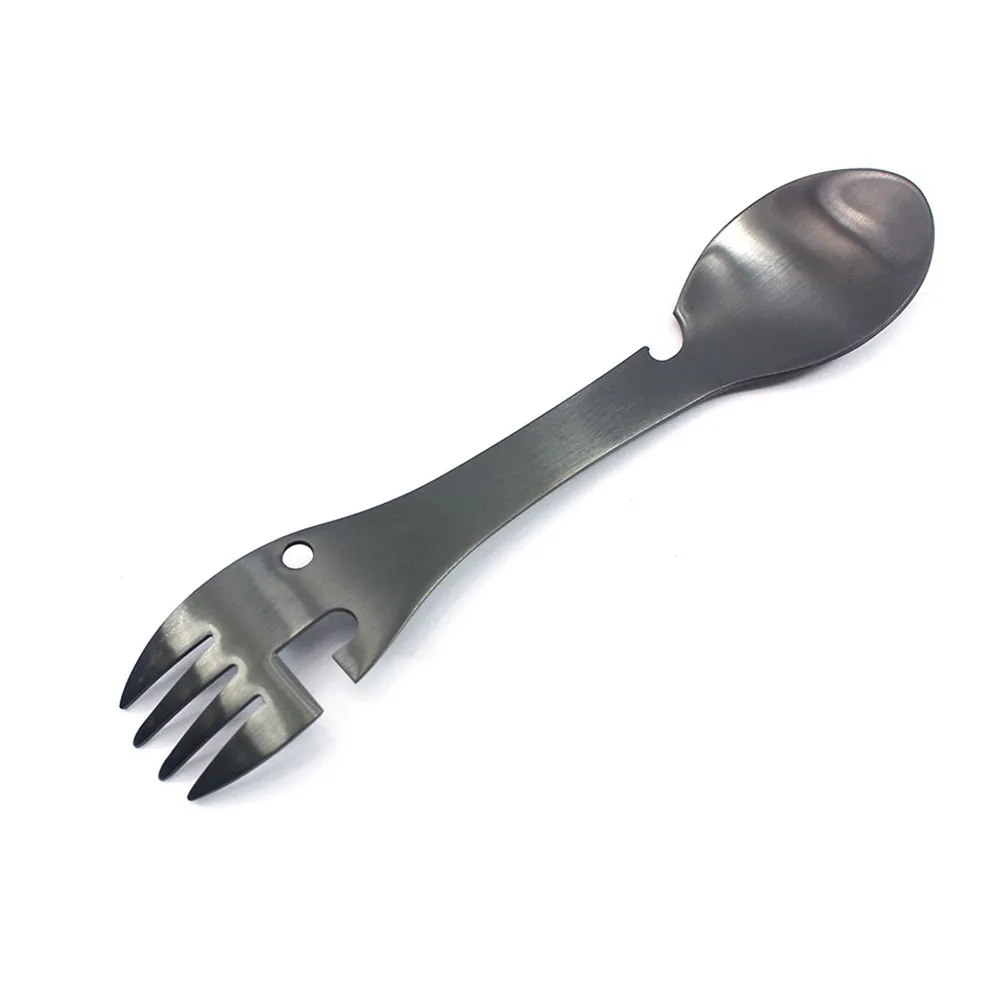 Multifunctional Outdoor Survival Spoon Fork Bottle Opener Camping Cookware Tool Stainless Steel Picnic Tableware Utensils Tools
Multifunctional Outdoor Survival Spoon Fork Bottle Opener Camping Cookware Tool Stainless Steel Picnic Tableware Utensils Tools