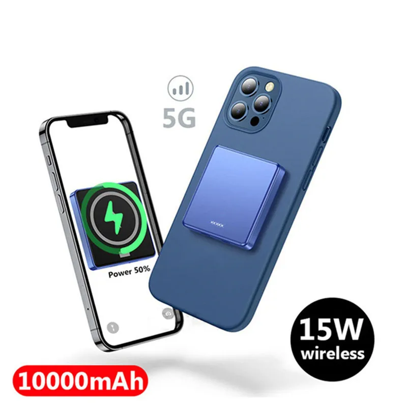 10000mAh Magnetic Power Bank For iPhone 12/Pro/proMax/mini For Magsafe Mobile Phone Battery 15W Wireless Fast Charging Treasure
10000mAh Magnetic Power Bank For iPhone 12/Pro/proMax/mini For Magsafe Mobile Phone Battery 15W Wireless Fast Charging Treasure