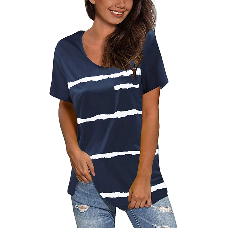 2021 Plus Size Fashion Women's T-Shirt New Oversized Women Clothing Striped Tee Shirt Loose Printed O-Neck T-Shirts Top Women
2021 Plus Size Fashion Women's T-Shirt New Oversized Women Clothing Striped Tee Shirt Loose Printed O-Neck T-Shirts Top Women