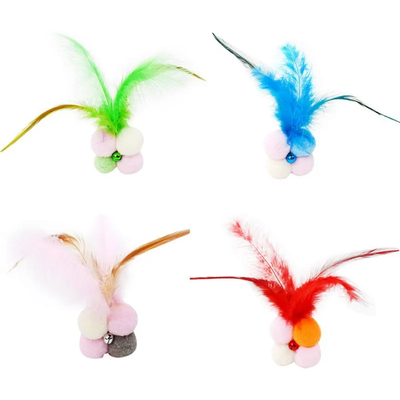 Feather Bell Elastic Plush Balls Cat Toy Interactive Kitten Teaser Indoor Exerciser Make Cat Teaser Toys Pet Supplies
Feather Bell Elastic Plush Balls Cat Toy Interactive Kitten Teaser Indoor Exerciser Make Cat Teaser Toys Pet Supplies