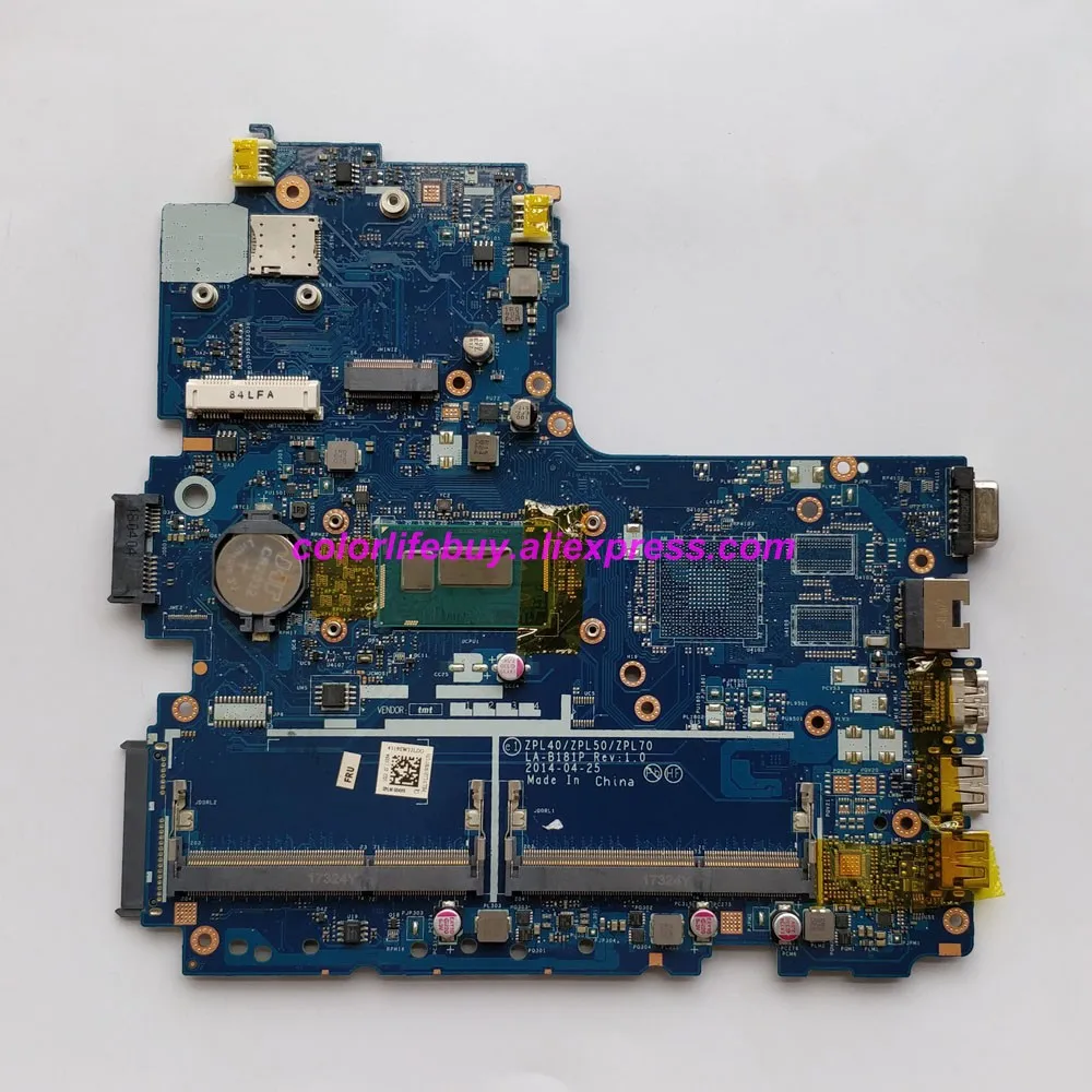 Genuine 784652-601 LA-B181P i5-4210U CPU UMA Laptop Motherboard 784652-501 784652-001 for HP ProBook 450 G2 NoteBook PC
Genuine 784652-601 LA-B181P i5-4210U CPU UMA Laptop Motherboard 784652-501 784652-001 for HP ProBook 450 G2 NoteBook PC