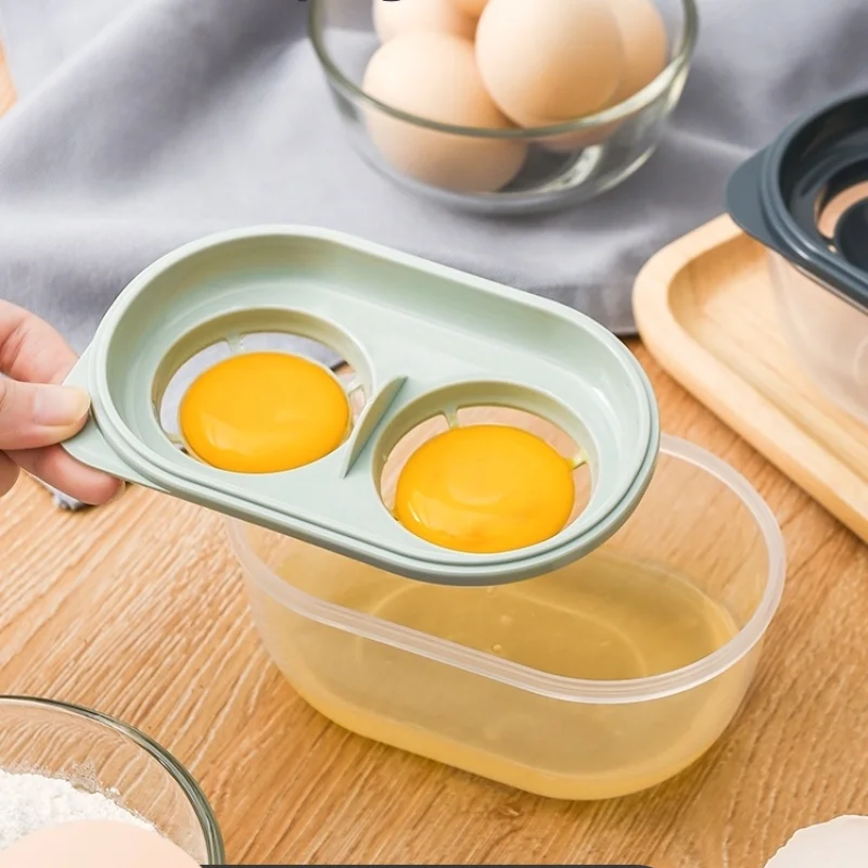 Egg White Egg Yolk Separator Household Baby Protein Filter Kitchen Baking Egg Separator Egg Liquid Separation Storage Box
Egg White Egg Yolk Separator Household Baby Protein Filter Kitchen Baking Egg Separator Egg Liquid Separation Storage Box