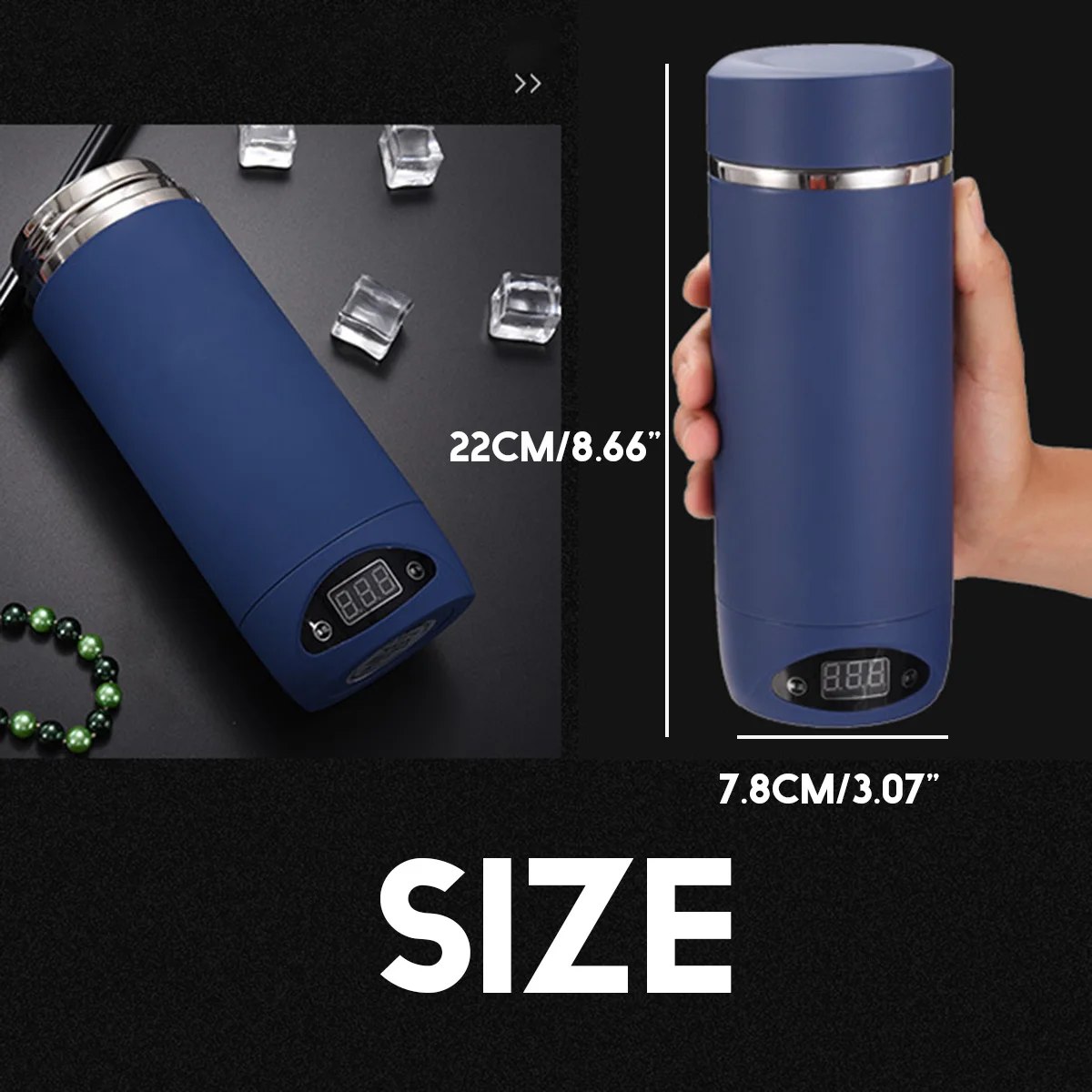 420ml Portable Electric KettlesThermal Cup Make tea Coffee Travel Boil water Keep warm Smart Water Kettle Kitchen Appliances
420ml Portable Electric KettlesThermal Cup Make tea Coffee Travel Boil water Keep warm Smart Water Kettle Kitchen Appliances