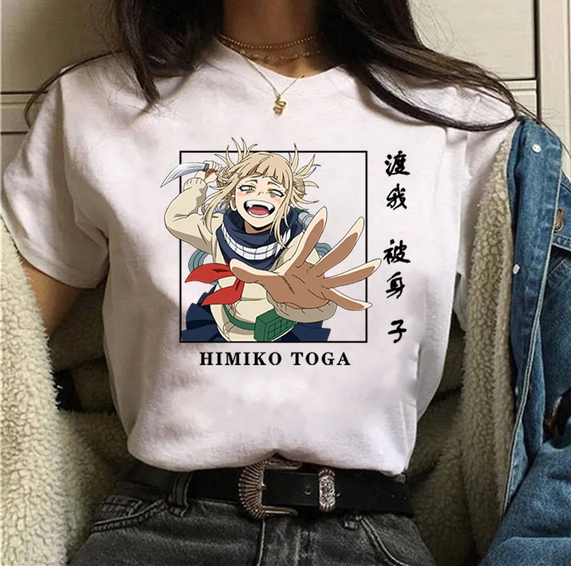 My Hero Academia T Shirt anime Women Tshirt Himiko Toga Bakugo Dabi Shoto Todoroki Graphic T-shirt Boku No Hero Academia shirts
My Hero Academia T Shirt anime Women Tshirt Himiko Toga Bakugo Dabi Shoto Todoroki Graphic T-shirt Boku No Hero Academia shirts
