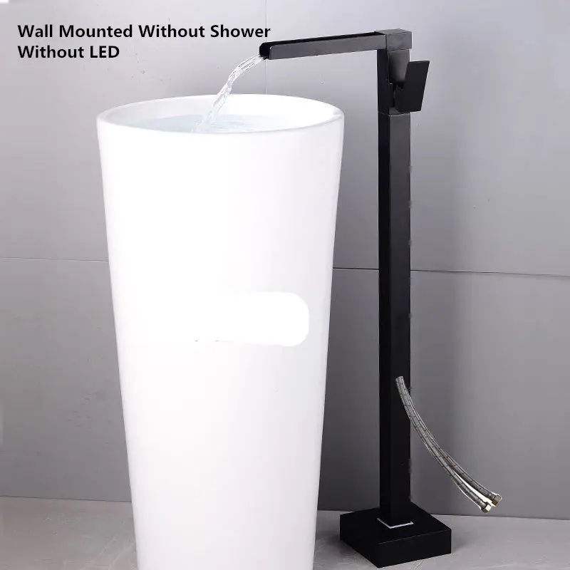 Luxury Bathroom Freestanding Faucet Bath Spout Handheld Black BathTub Water Mixer Taps Cold and Hot Tap With Shower Hand Bathtub
Luxury Bathroom Freestanding Faucet Bath Spout Handheld Black BathTub Water Mixer Taps Cold and Hot Tap With Shower Hand Bathtub