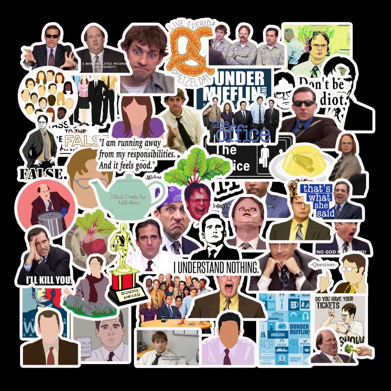 50pcs/set Friends OFFICE TV SHOW Waterproof Fun Sticker Toy Luggage Sticker Motorcycle and Luggage Notebook DIY Sticker
50pcs/set Friends OFFICE TV SHOW Waterproof Fun Sticker Toy Luggage Sticker Motorcycle and Luggage Notebook DIY Sticker