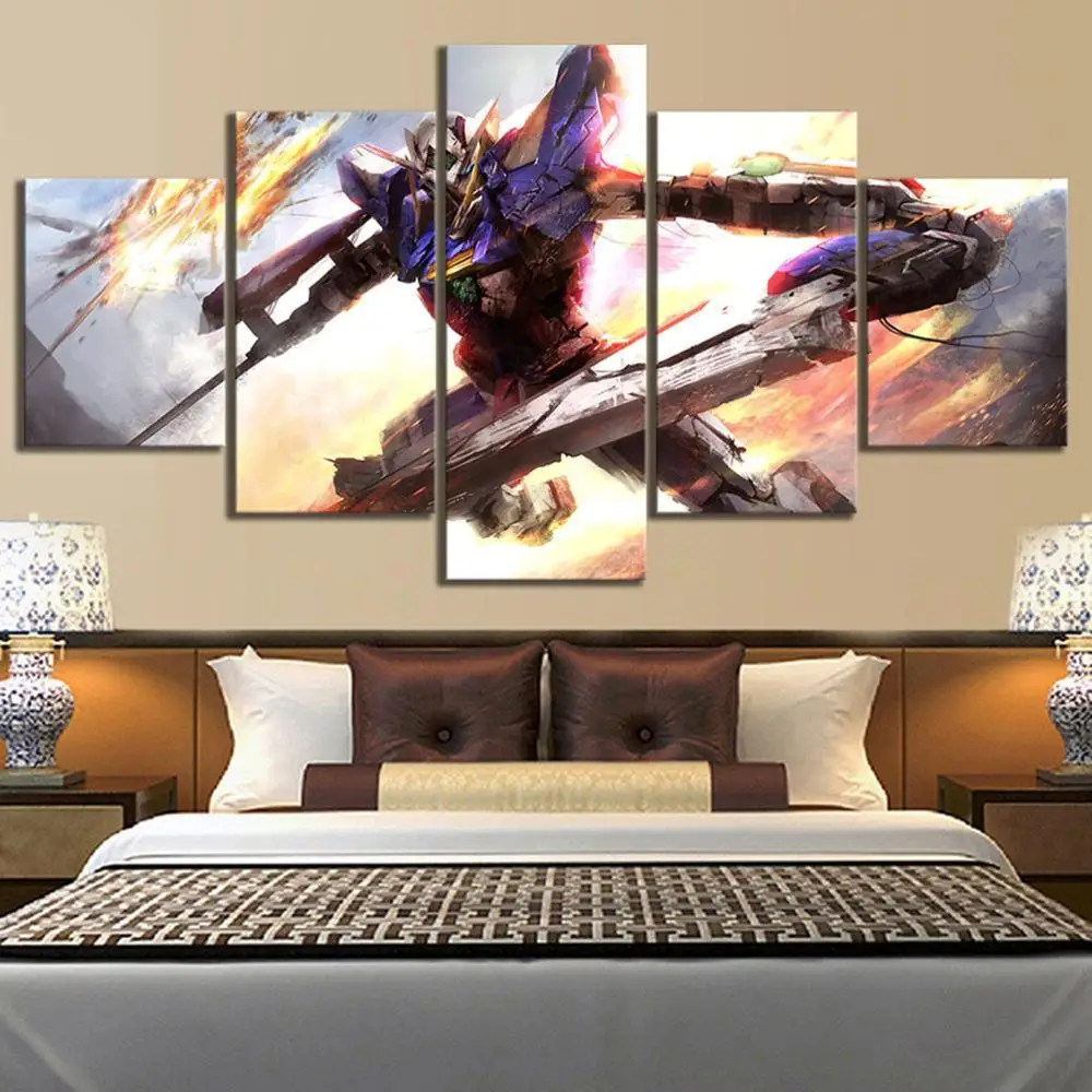 5 Piece Wall Art Canvas Anime Manga Posters warrior Robot Pictures And Prints Modern Living Room Wall Decoration Paintings
5 Piece Wall Art Canvas Anime Manga Posters warrior Robot Pictures And Prints Modern Living Room Wall Decoration Paintings