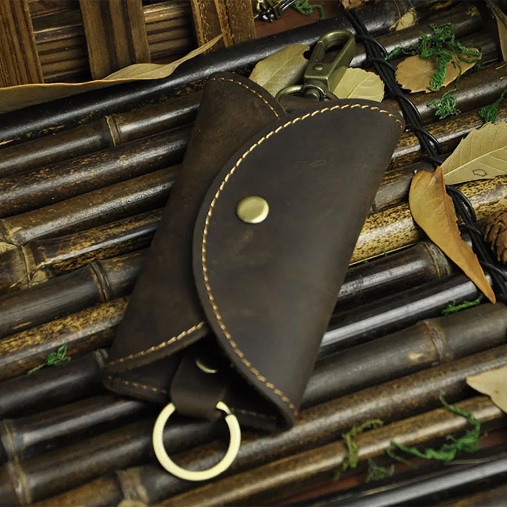 Genuine Crazy Horse Leather Car Key Wallet Housekeeper Key Holder Bag Unisex Keys Organizer Pouch Keychain Cover Case Bags
Genuine Crazy Horse Leather Car Key Wallet Housekeeper Key Holder Bag Unisex Keys Organizer Pouch Keychain Cover Case Bags