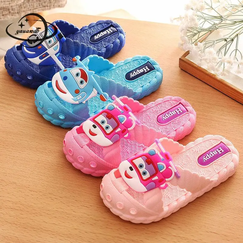 2-8y Kids Slippers Summer Boys Girls Flip Flops Shoes Cartoon Flat Soft Bottom Hollow Breathable Antiskid Children's Footwear 
2-8y Kids Slippers Summer Boys Girls Flip Flops Shoes Cartoon Flat Soft Bottom Hollow Breathable Antiskid Children's Footwear