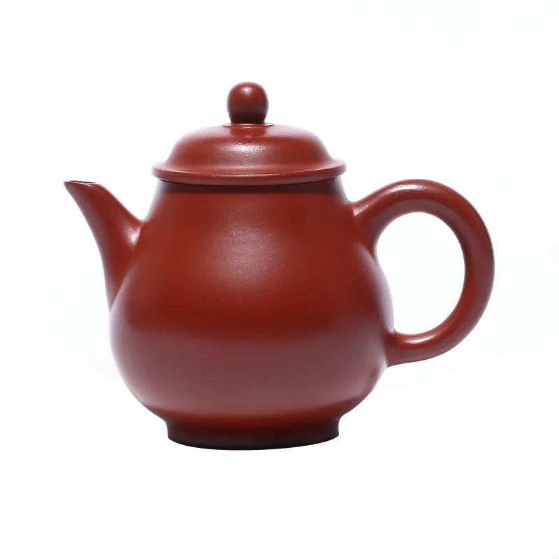 Yixing purple clay teapot master's Handmade raw material Dahongpao teapot sketch gaopan teapot
Yixing purple clay teapot master's Handmade raw material Dahongpao teapot sketch gaopan teapot