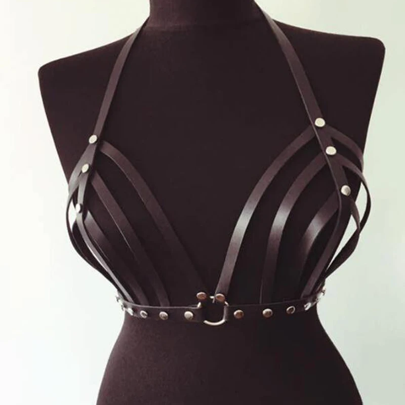 New Sexy Baoxiu Harajuku Straps Leather Punk Bondage adjustable Women Belt Handmade Bra Garter Chest Corset Straps Suspenders
New Sexy Baoxiu Harajuku Straps Leather Punk Bondage adjustable Women Belt Handmade Bra Garter Chest Corset Straps Suspenders
