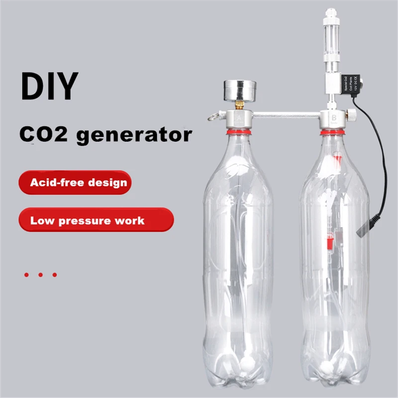 Система генератора CO2 для аквариума «сделай сам», комплект для генератора CO2, счетчик пузырей, диффузор с соленоидным клапаном для роста вод...
Система генератора CO2 для аквариума «сделай сам», комплект для генератора CO2, счетчик пузырей, диффузор с соленоидным клапаном для роста вод...