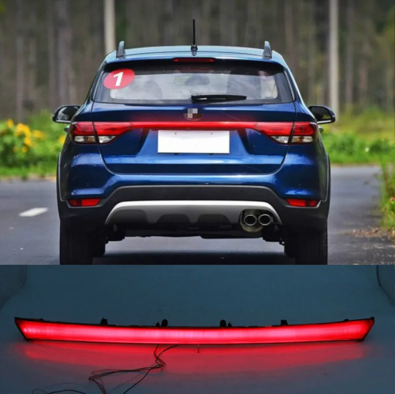 LED Rear Bumper Trunk Light For Kia Rio 4 X-line 2017 2018 2019 KX Cross Car Fog Lamp Brake Dynamic Turn Signal Reflector | Автомобили и