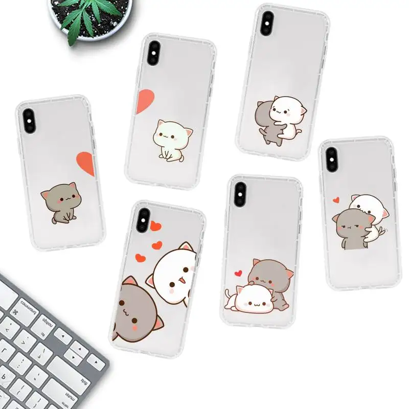 Peach cat cute cartoon couple Phone Case for iPhone 11 12 13 mini pro XS MAX 8 7 6 6S Plus X 5S SE 2020 XR clear case
Peach cat cute cartoon couple Phone Case for iPhone 11 12 13 mini pro XS MAX 8 7 6 6S Plus X 5S SE 2020 XR clear case