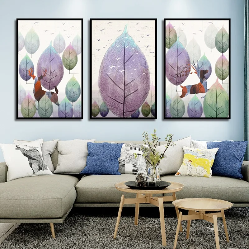 Colorful Leaf Deer Canvas Painting Modern Minimalist Hanging Wall Art Home Decor Poster For Living Room Bedroom
Colorful Leaf Deer Canvas Painting Modern Minimalist Hanging Wall Art Home Decor Poster For Living Room Bedroom