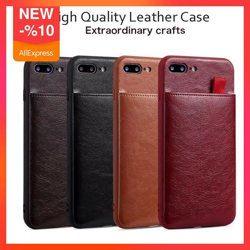 Card Wallet Leather For Iphone7 Plus Xs Max Xs Xr Classic Card Slot Pull Pouch Cover For X 8 6s Silicone Frame
Card Wallet Leather For Iphone7 Plus Xs Max Xs Xr Classic Card Slot Pull Pouch Cover For X 8 6s Silicone Frame