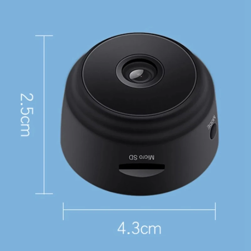 MOOL A9 1080P Wireless Camera Night-Vision Motion Detection 150 Degrees Wide Angle Home Security Camera (Black)
MOOL A9 1080P Wireless Camera Night-Vision Motion Detection 150 Degrees Wide Angle Home Security Camera (Black)