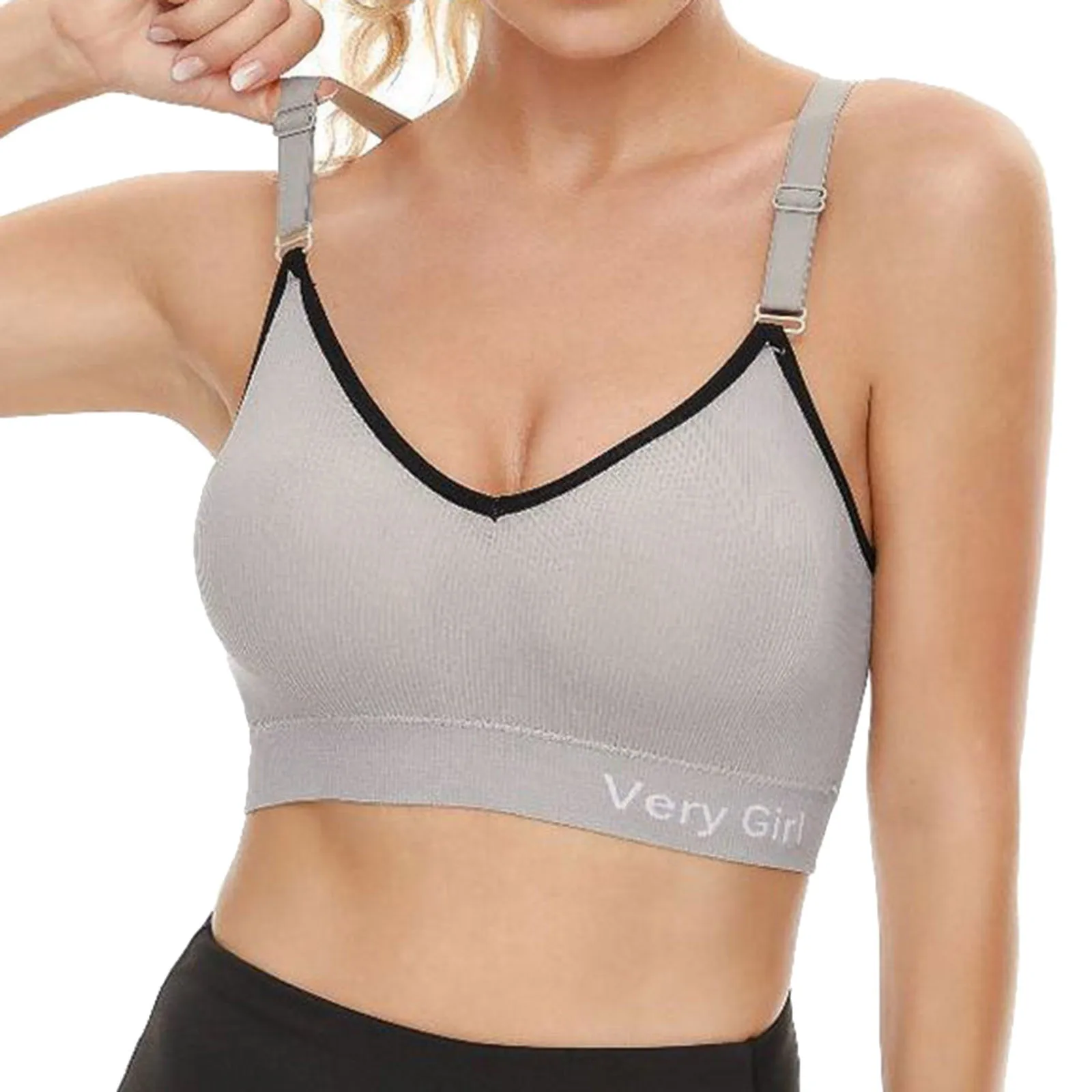 Sports Bra Women's Sexy Lace Bras Plus Size Exercise Breasted Yoga Fitness Underwear Bra Seamless Fitness Underwear Biustonosz
Sports Bra Women's Sexy Lace Bras Plus Size Exercise Breasted Yoga Fitness Underwear Bra Seamless Fitness Underwear Biustonosz
