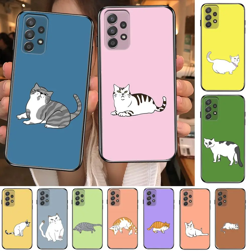 Funny Cartoon Cat Phone Case Hull For Samsung Galaxy A70 A50 A51 A71 A52 A40 A30 A31 A90 A20E 5G S Black Shell Art Cell Cove
Funny Cartoon Cat Phone Case Hull For Samsung Galaxy A70 A50 A51 A71 A52 A40 A30 A31 A90 A20E 5G S Black Shell Art Cell Cove