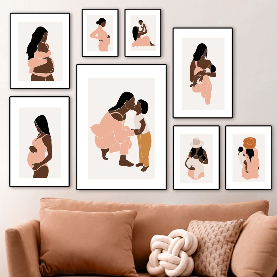 Pregnant Woman Mother Baby Illustration Nordic Posters And Prints Wall Art Canvas Painting Wall Pictures For Living Room Decor
Pregnant Woman Mother Baby Illustration Nordic Posters And Prints Wall Art Canvas Painting Wall Pictures For Living Room Decor