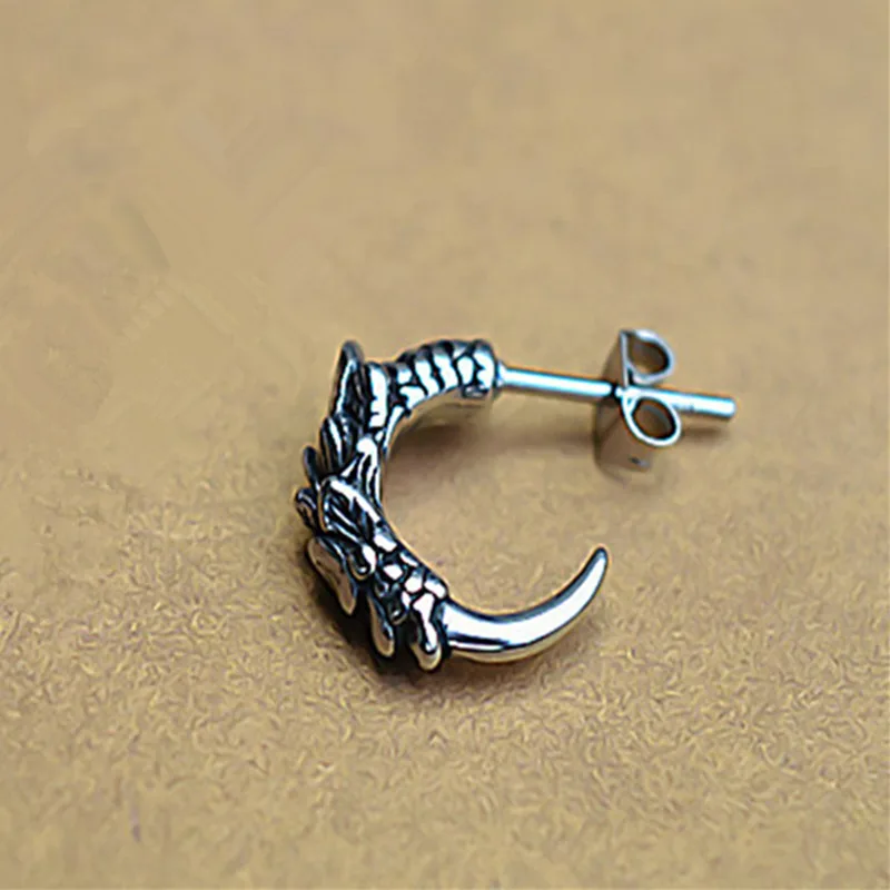 DoreenBeads серьги гвоздики из титановой стали серебристого цвета модные ювелирные