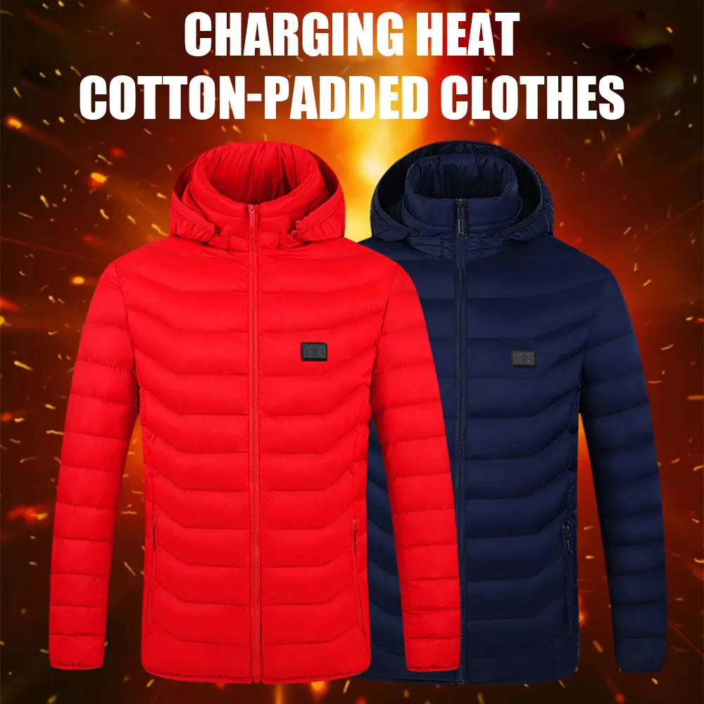Heated Jackets Intelligent Constant Temperature USB Electric Heating Unisex Winter Warm Sports Coat Clothing Red 
Heated Jackets Intelligent Constant Temperature USB Electric Heating Unisex Winter Warm Sports Coat Clothing Red