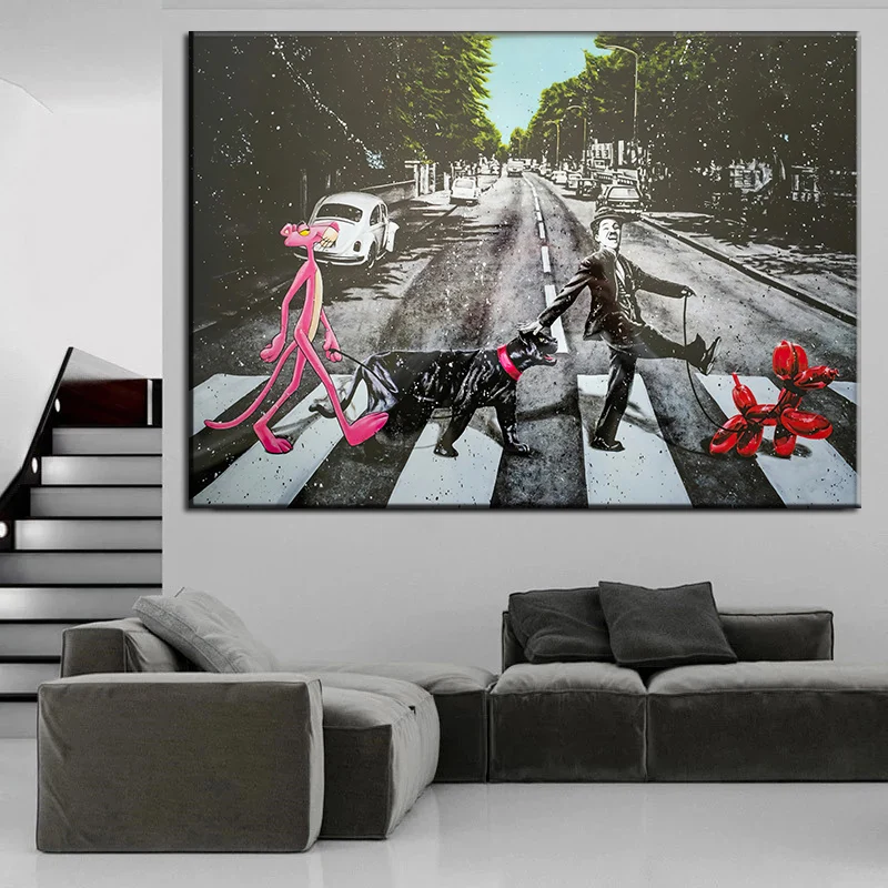 Graffiti Banksy Art Canvas Painting Posters Prints Funny Dog Abstract Graffiti Leopard Street Art Wall Picture Modern Home Decor
Graffiti Banksy Art Canvas Painting Posters Prints Funny Dog Abstract Graffiti Leopard Street Art Wall Picture Modern Home Decor