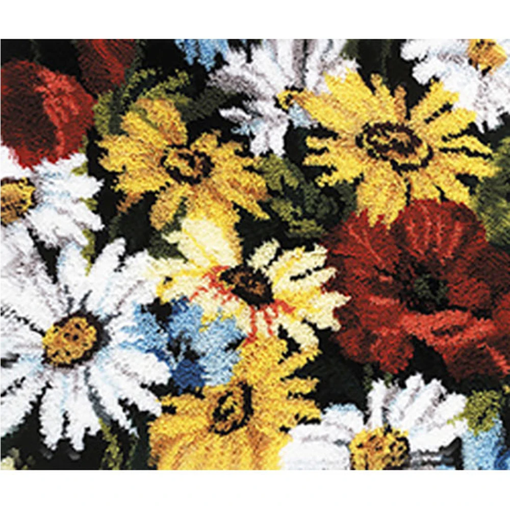 Flower Tapestry Canvas for embroidery Latch hook carpet with Pre-Printed Pattern Crochet strings rugs Hobby and needlework
Flower Tapestry Canvas for embroidery Latch hook carpet with Pre-Printed Pattern Crochet strings rugs Hobby and needlework