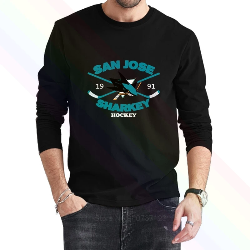 Классическая черная футболка Annabelle San Joses с логотипом акулы новинка 2021 летняя