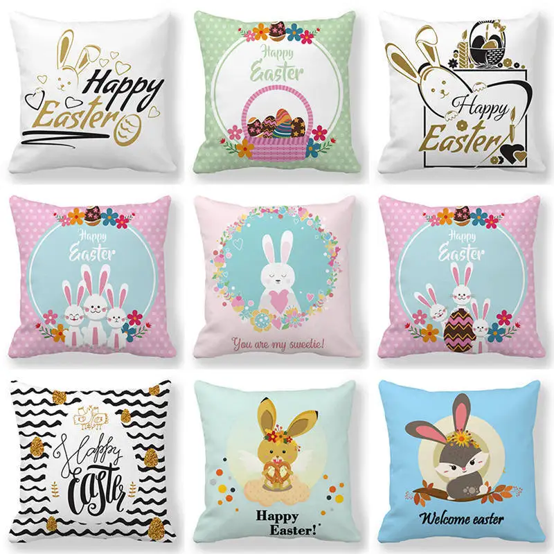 Easter Bunny Pillowcase Holiday Decoration Bedside Living Room Throw Pillowcase Office Chair Cartoon Rabbit Cushion Cover
Easter Bunny Pillowcase Holiday Decoration Bedside Living Room Throw Pillowcase Office Chair Cartoon Rabbit Cushion Cover