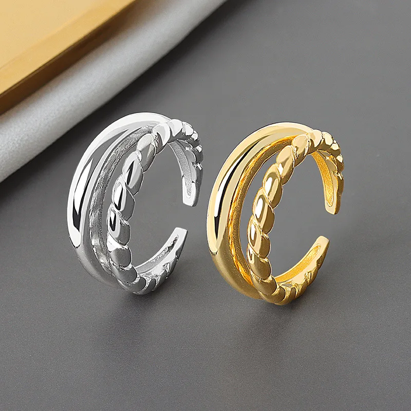 Кольца женские открытые из серебра 925 пробы, cкручивание плетение волос Twist weaving пробы
Кольца женские открытые из серебра 925 пробы, cкручивание плетение волос Twist weaving пробы