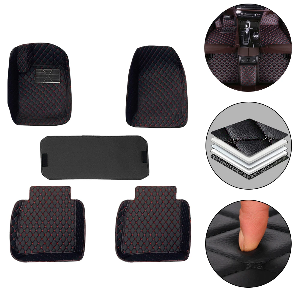 5PCS Universal Car Floor Mats For Tesla Model-3 Model-S Model-X Auto Accessories 
5PCS Universal Car Floor Mats For Tesla Model-3 Model-S Model-X Auto Accessories