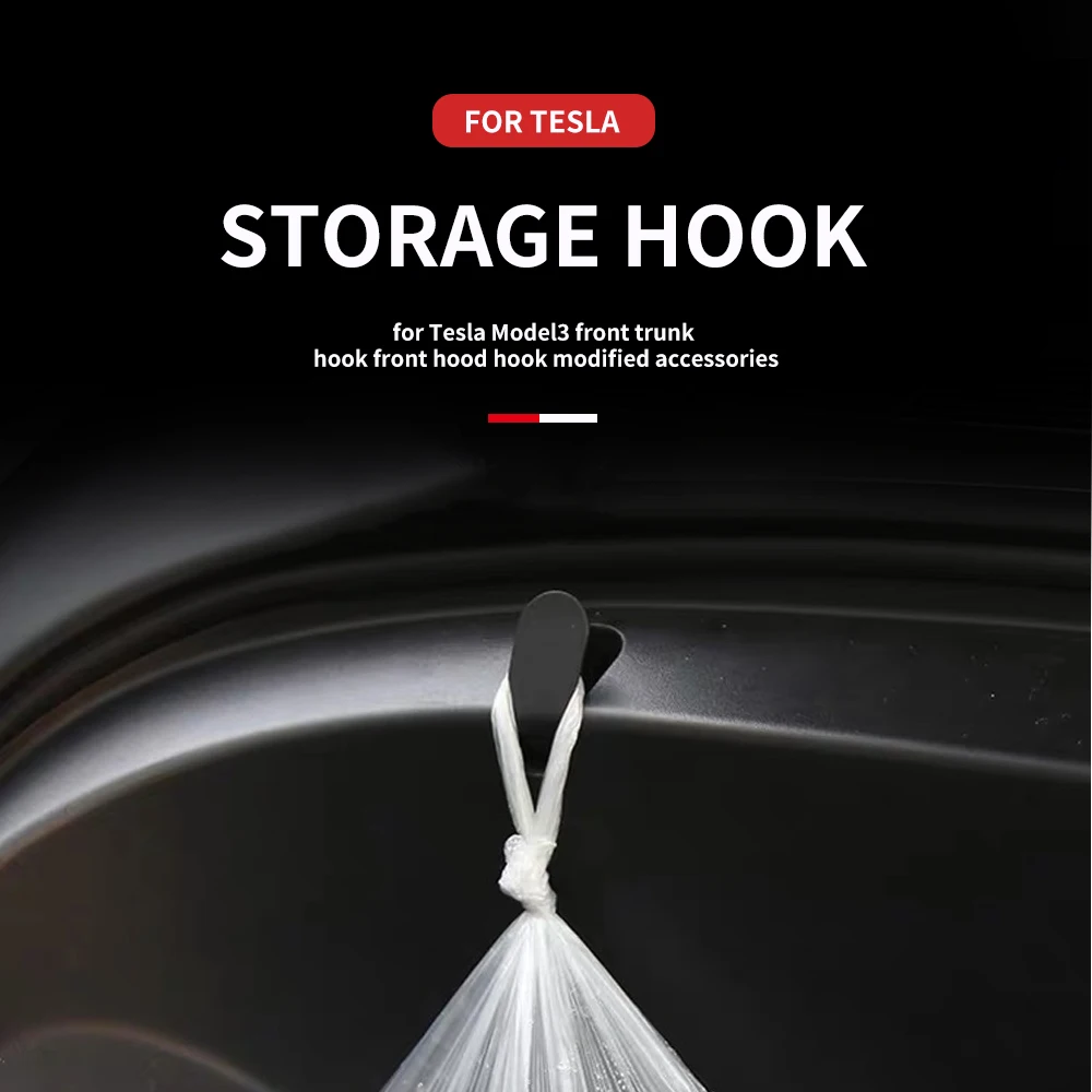 Front trunk hook for Tesla Model 3 series front cover hook modification accessories storage convenient upgrade one pair black
Front trunk hook for Tesla Model 3 series front cover hook modification accessories storage convenient upgrade one pair black