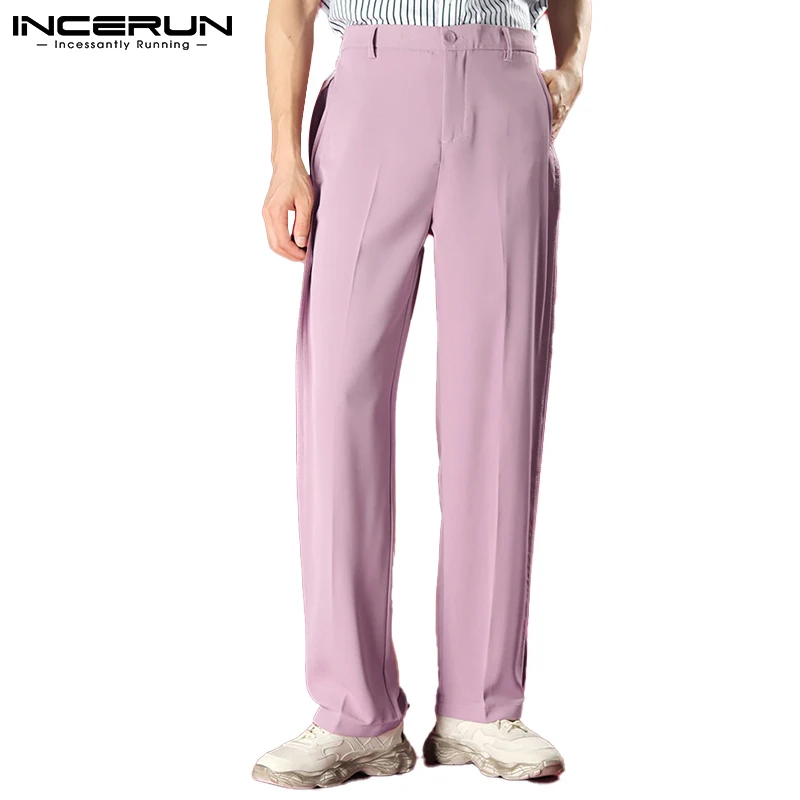 2021 Men Straight Pants Solid Color Button Joggers Streetwear Casual Pantalones Hombre Fashion Loose Trousers Men INCERUN S-5XL
2021 Men Straight Pants Solid Color Button Joggers Streetwear Casual Pantalones Hombre Fashion Loose Trousers Men INCERUN S-5XL