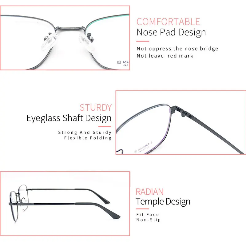 KANDREA Titanium Anti Blue Ray Glasses Frame Men Square Prescription Eyeglasses 2021 New Women Oversized Optical Myopia Eyewear
KANDREA Titanium Anti Blue Ray Glasses Frame Men Square Prescription Eyeglasses 2021 New Women Oversized Optical Myopia Eyewear