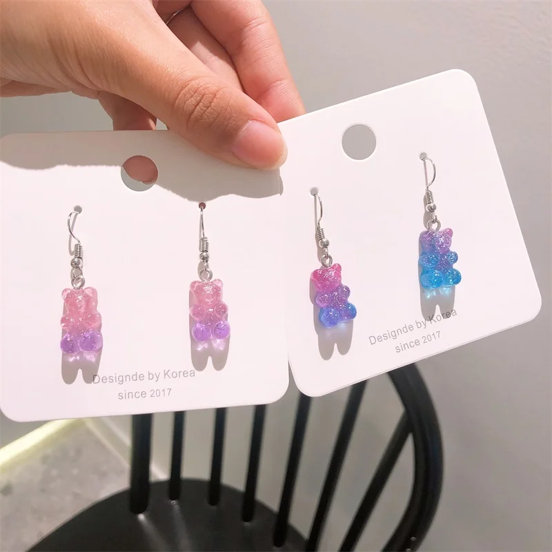 2020 trend earrings bears for Women Fashion Korean Earring Colorful Bear Multi Color Trend Earrings Cute Girl Gift Wholesale
2020 trend earrings bears for Women Fashion Korean Earring Colorful Bear Multi Color Trend Earrings Cute Girl Gift Wholesale