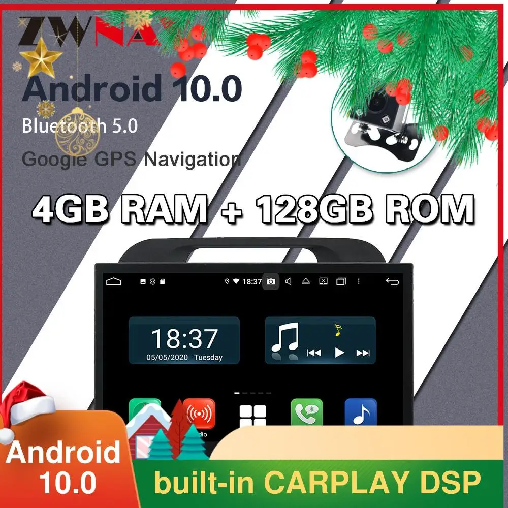 4+128G Android 10 Car Radio Multimedia Player for KIA Sportage 3 2010-2016 Navigation GPS 2din 10 Inch Rear View Bluetooth 5
4+128G Android 10 Car Radio Multimedia Player for KIA Sportage 3 2010-2016 Navigation GPS 2din 10 Inch Rear View Bluetooth 5