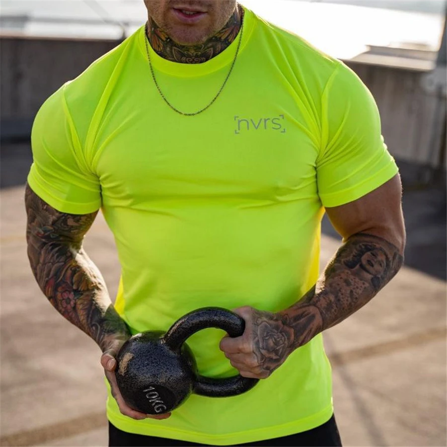Men's T - shirt New fitness T - shirt leisure training running quick-drying round neck short sleeves tight breathable sportswear
Men's T - shirt New fitness T - shirt leisure training running quick-drying round neck short sleeves tight breathable sportswear